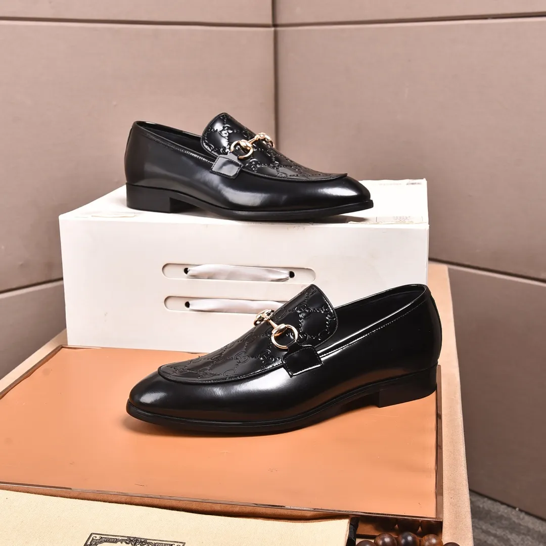 Men's shoes💰540📛📛Original (water-dyed cowhide) Gucci GUCCI official website formal shoes🌀 Italian🇮🇹imported cowhide➕top imported water-dyed cowhide lining💋Finely handmade original bottom, the real thing looks better when photographed in person Standard size 38-44